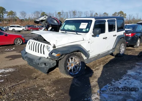 2020 Jeep Wrangler Unlimited Sport S 4X4 z USA, uszkodzony, nr VIN 1C4HJXDN0LW226460
